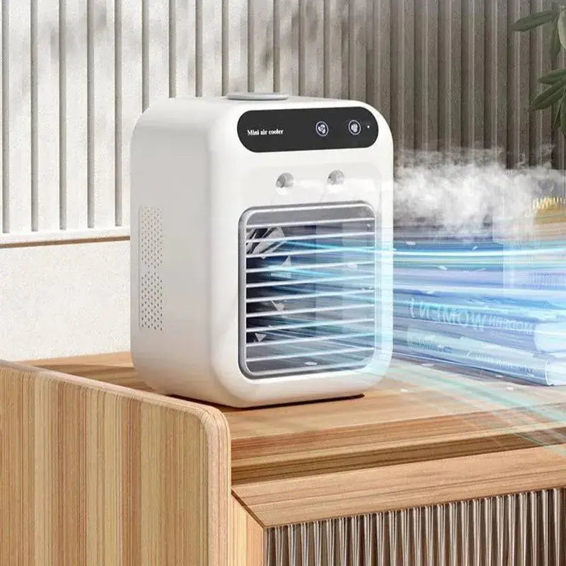Portable Air Conditioner and Air Cooler Fan with Water Cooling for Home, Office, and Car