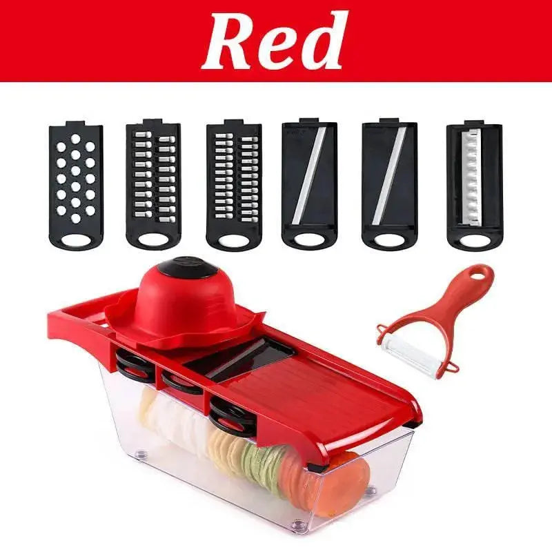 Multifunctional Vegetable Cutter Home Kitchen Slicing and Dicing Fruit Artifact 

Efficient Slicing and Dicing: Multifunctional Vegetable Cutter for Home Kitchen and Fruit Artifacts   AliExpress Lacatang Shop 