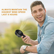 Portable Handheld Fan with 4400mAh Rechargeable Battery, Long Working Time - Ideal for Outdoor Activities Portable Handheld Fan 4400mAh Rechargeable - Perfect for Outdoors  AliExpress Lacatang Shop 