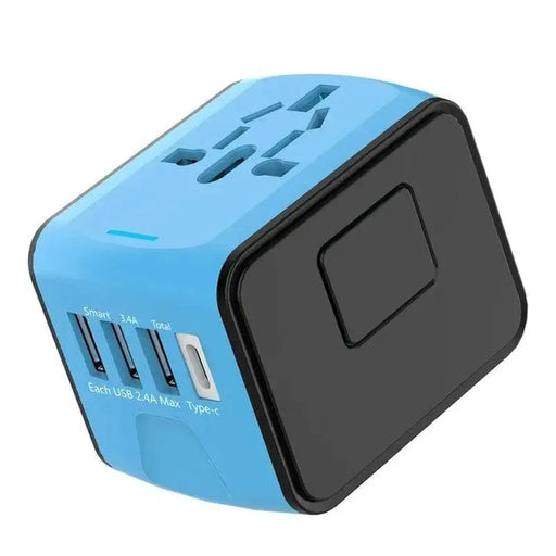 Universal Travel Adapter with 4 USB Ports and Type-C Socket - Worldwide Compatibility 

Travel Smarter with Our Universal Adapter - 4 USB Ports & Type-C Socket, Worldwide Compatible  AliExpress Lacatang Shop 
