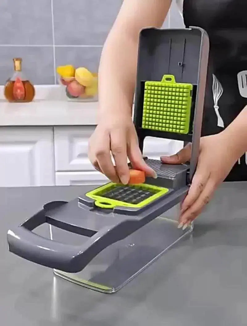 12 in 1 Manual Vegetable Chopper Kitchen Gadgets Food Chopper Onion Cutter Vegetable Slicer 

Efficiently Chop Veggies with our All-in-One Kitchen Chopper - Multipurpose Gadget Slices, Dices, and Chops like a Pro! 
  Aliexpress Lacatang Shop 