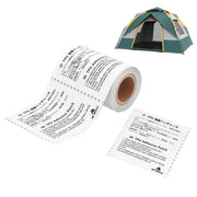Waterproof Clear Tent Repair Tape Kit for Outdoor Gear - Ideal for Camping, Air Mattress, Tarp, Boat Covers, and Sail Repair 

Protect Your Outdoor Gear with Our Waterproof Clear Tent Repair Tape Kit for Camping, Mattresses, Tarps,Boats, and Sails 
  AliExpress Lacatang Shop 