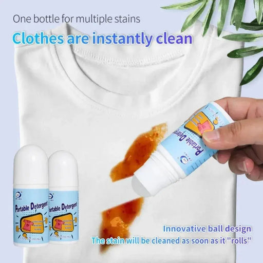 Portable 50mL Clothes Stain Removal Pen with Rolling Ball for Oil Stain Cleaning Portable 50mL Clothes Stain Removal Pen with Rolling Ball for Oil detergent AliExpress Lacatang Shop 