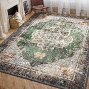 Boho Green Washable Vintage Area Rug for Kitchen Living Room Bedroom Bathroom Office 

Get Cozy with Our Boho Green Washable Area Rug Perfect for Any Space!  Aliexpress Lacatang Shop 