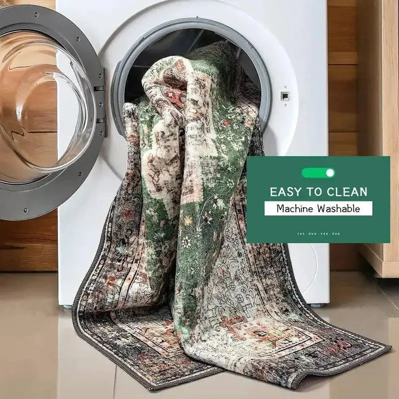 Boho Green Washable Vintage Area Rug for Kitchen Living Room Bedroom Bathroom Office 

Get Cozy with Our Boho Green Washable Area Rug Perfect for Any Space!  Aliexpress Lacatang Shop 