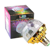 RGB LED Stage Light with Rotating Disco Magic Ball Effect for Home Room Dance Parties RGB LED Stage Light with Rotating Disco Ball for Dance Parties  AliExpress Lacatang Shop 