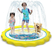 Kids Splash Pad Sprinkler for Outdoor Play - 3-in-1 Baby Pool and Water Toy Gift for Toddlers, Boys, and Girls (60" Splash Play Mat) Kids Splash Pad Sprinkler - 3-in-1 Outdoor Fun for Toddlers, Gift  AliExpress Lacatang Shop 