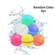 Reusable Water Balloons Set for Outdoor Fun – Includes 6 to 18 Eco-Friendly Balloons Perfect for Kids and Adults