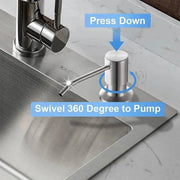 Dish Soap Dispenser Kitchen Liquid Soap Dispenser Sponge Caddy Soap Pump Dispenser with Sponge Holder Kitchen Cleaner Dish Soap Dispenser with Sponge Holder - Kitchen Liquid Soap Pump  AliExpress Lacatang Shop 