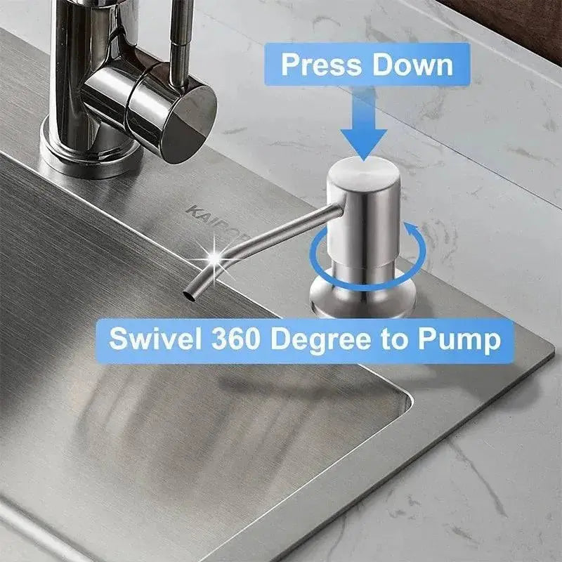 Dish Soap Dispenser Kitchen Liquid Soap Dispenser Sponge Caddy Soap Pump Dispenser with Sponge Holder Kitchen Cleaner Dish Soap Dispenser with Sponge Holder - Kitchen Liquid Soap Pump  AliExpress Lacatang Shop 