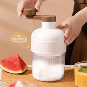 Hand-Operated Portable Manual Ice Crusher for Shaved Ice and Milkshakes Handheld Manual Ice Crusher for Shaved Ice & Milkshakes - Portable  AliExpress Lacatang Shop 