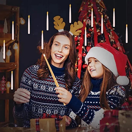 Flameless Candles With Magic Wand Remote Flickering Warm Light Floating Candles For Home Decor 
Effortlessly Illuminate Your Home with Magic Wand Flameless Candles - Streamlined Design and Flickering Warm Light  Aliexpress Lacatang Shop 