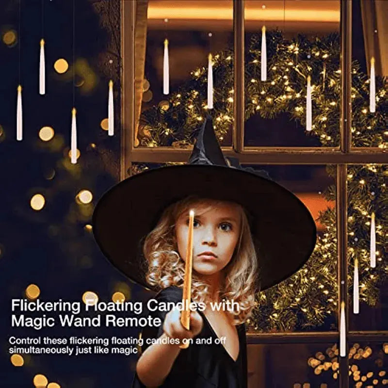 Flameless Candles With Magic Wand Remote Flickering Warm Light Floating Candles For Home Decor 
Effortlessly Illuminate Your Home with Magic Wand Flameless Candles - Streamlined Design and Flickering Warm Light  Aliexpress Lacatang Shop 