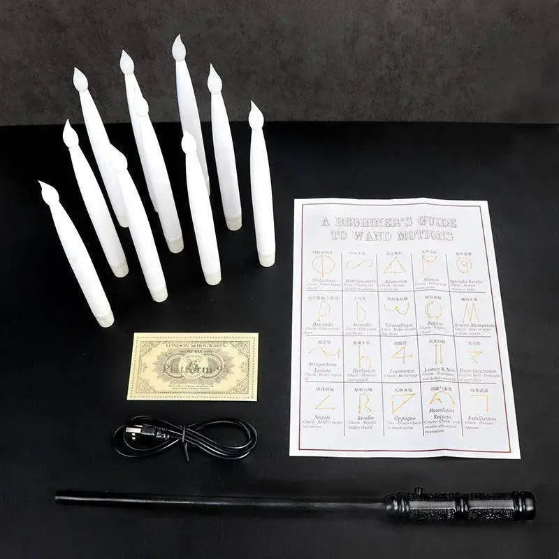 Flameless Candles With Magic Wand Remote Flickering Warm Light Floating Candles For Home Decor 
Effortlessly Illuminate Your Home with Magic Wand Flameless Candles - Streamlined Design and Flickering Warm Light  Aliexpress Lacatang Shop 