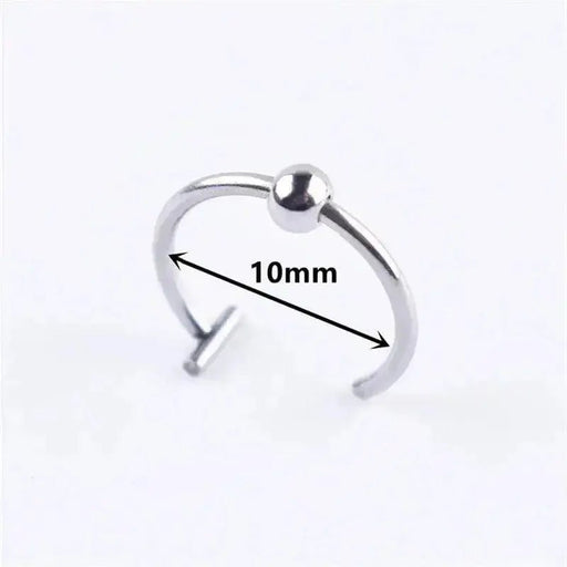 Ladies Personality Non - porous Lip Ring Medical Titanium Steel Oral Perforation Prosthetic Hoop Nasal Septum Accessories Gift2021 - Lacatang Shop