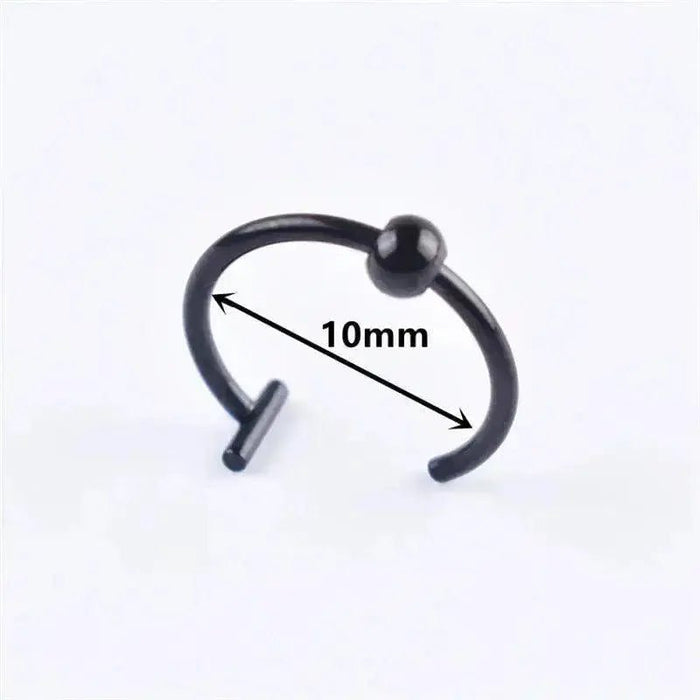 Ladies Personality Non - porous Lip Ring Medical Titanium Steel Oral Perforation Prosthetic Hoop Nasal Septum Accessories Gift2021 - Lacatang Shop