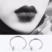 Ladies Personality Non - porous Lip Ring Medical Titanium Steel Oral Perforation Prosthetic Hoop Nasal Septum Accessories Gift2021 - Lacatang Shop