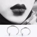 Ladies Personality Non - porous Lip Ring Medical Titanium Steel Oral Perforation Prosthetic Hoop Nasal Septum Accessories Gift2021 - Lacatang Shop