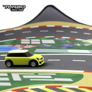 Large 160x90cm Portable Turbo Racing Track Mat for 1:76 RC Mini Cars - DIY - Friendly and High Grip Surface - Lacatang Shop