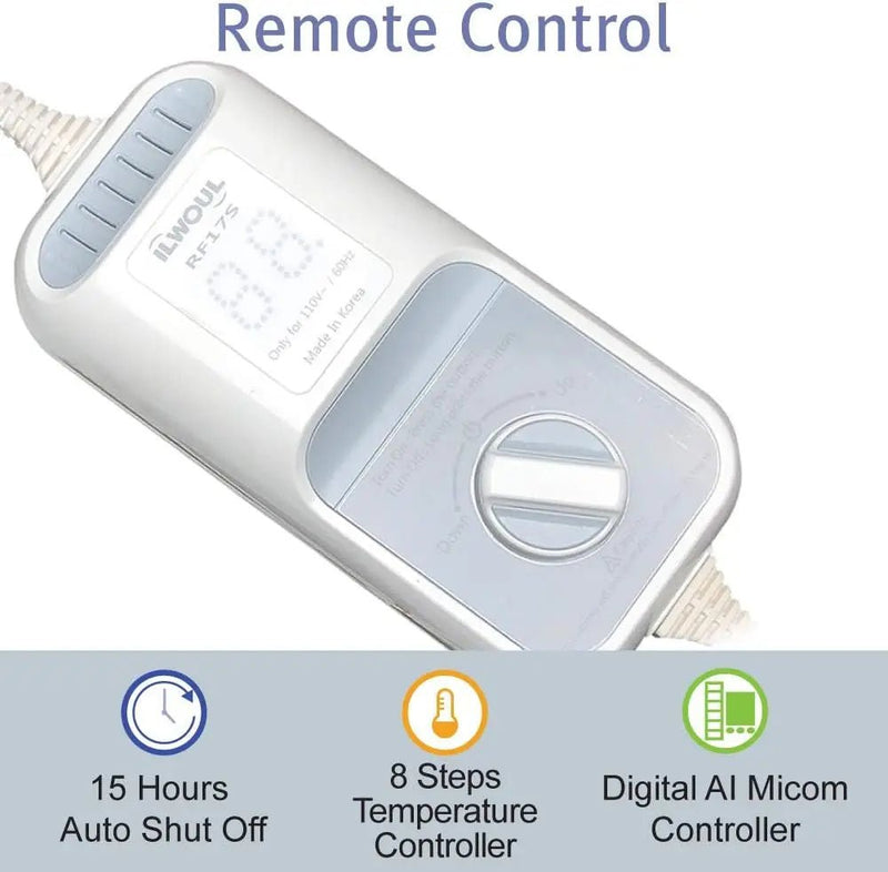 Large Heated Mattress Pad - Washable Electric Heating Mat - Lacatang Shop