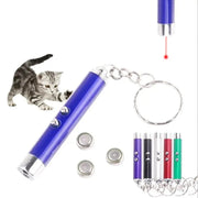 Laser funny cat stick New Cool 2 In1 Red Laser Pointer Pen With White LED Light Childrens Play Cat Toy - Lacatang Shop