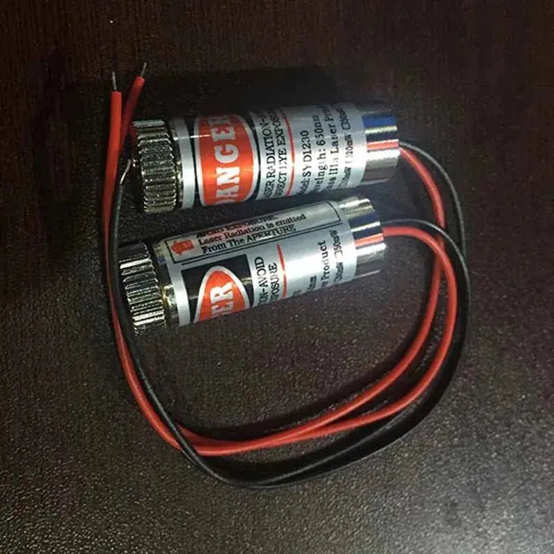 Laser Pointer High Power Laser 650nm 5MW Laser Head Module 12V DC 3 - 6V Red Industrial Laser Tube with Adjustable Focal Length - Lacatang Shop