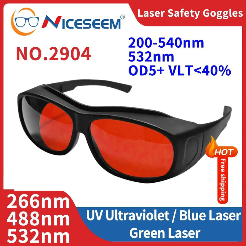Laser Pointer Protective Glasses Industrial Safety Lenses UV IPI IR IPL FPV Protector Welding Protection X Ray Radiation Goggles - Lacatang Shop