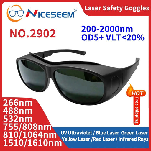 Laser Pointer Protective Glasses Industrial Safety Lenses UV IPI IR IPL FPV Protector Welding Protection X Ray Radiation Goggles - Lacatang Shop