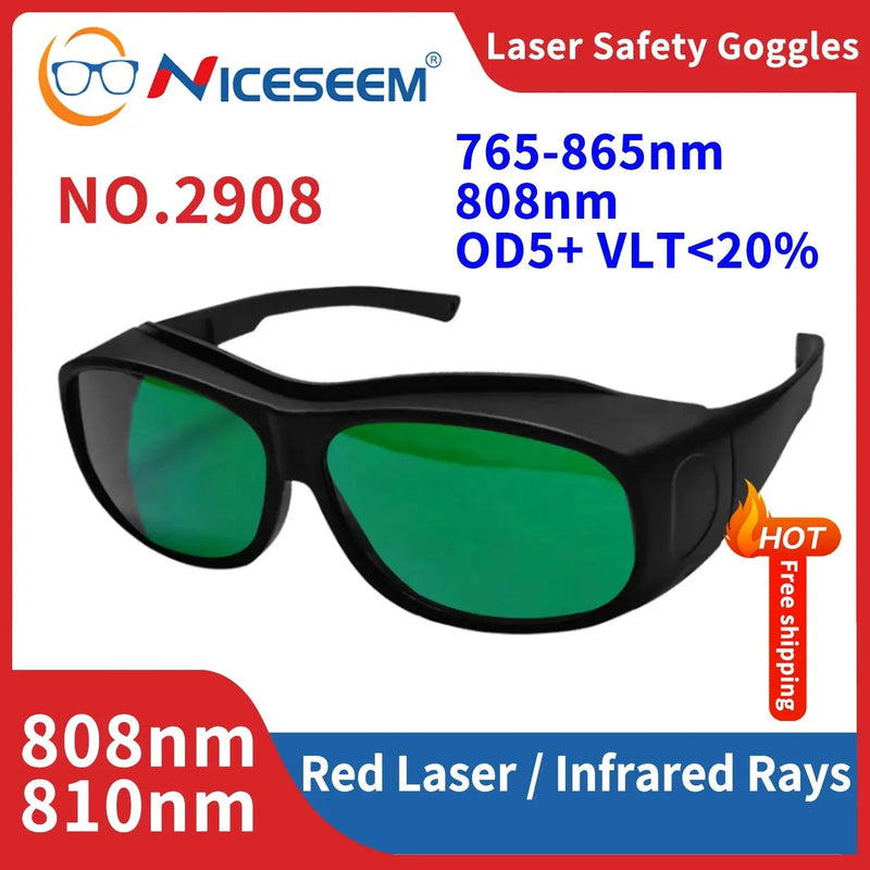 Laser Pointer Protective Glasses Industrial Safety Lenses UV IPI IR IPL FPV Protector Welding Protection X Ray Radiation Goggles - Lacatang Shop