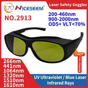 Laser Pointer Protective Glasses Industrial Safety Lenses UV IPI IR IPL FPV Protector Welding Protection X Ray Radiation Goggles - Lacatang Shop