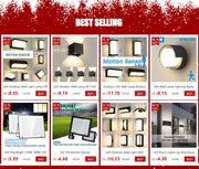 LED Modern Wall Lamp AC110V 220V 6W Cold White/Warm White Adjustable Surface Mounted Cube Led Garden Porch Light Indoor Outdoor - Lacatang Shop