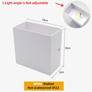 Led Outdoor Wall Light Waterproof Porch Garden Lighting 6W 12W Indoor Wall Lamp Decor Bedroom Living Room Corridor Stairs Lamps - Lacatang Shop