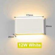 LED Outdoor Waterproof IP65 Wall Light Porch Garden Wall Lamp & Indoor Home Decor Bedroom Living Room Decoration Lighting Lamp - Lacatang Shop