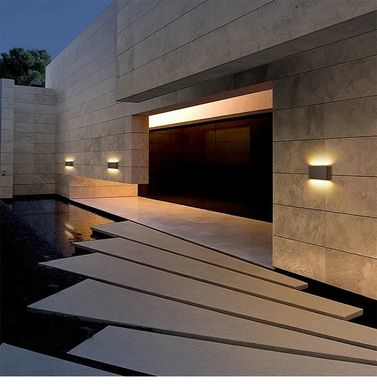 LED Outdoor Waterproof IP65 Wall Light Porch Garden Wall Lamp & Indoor Home Decor Bedroom Living Room Decoration Lighting Lamp - Lacatang Shop