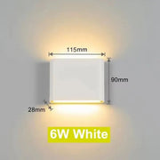 LED Outdoor Waterproof IP65 Wall Light Porch Garden Wall Lamp & Indoor Home Decor Bedroom Living Room Decoration Lighting Lamp - Lacatang Shop
