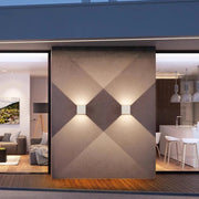 Led Wall Lamp Outdoor Indoor Waterproof IP 65 Surface Mounted Modern Simple LED Up and Down Wall Light Porch Garden 12W AC85 - 265 - Lacatang Shop