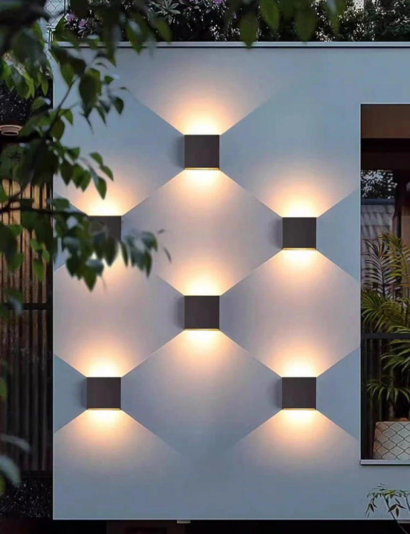 Led Wall Lamp Outdoor Indoor Waterproof IP 65 Surface Mounted Modern Simple LED Up and Down Wall Light Porch Garden 12W AC85 - 265 - Lacatang Shop