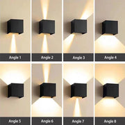 Led Wall Lamp Outdoor Indoor Waterproof IP 65 Surface Mounted Modern Simple LED Up and Down Wall Light Porch Garden 12W AC85 - 265 - Lacatang Shop