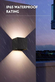 Led Wall Lamp Outdoor Indoor Waterproof IP 65 Surface Mounted Modern Simple LED Up and Down Wall Light Porch Garden 12W AC85 - 265 - Lacatang Shop