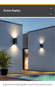 Led Wall Lamp Outdoor Waterproof IP65 Up Down GU10 AC85 - 265V Lighting Garden Decoration Wall Lights for Indoor Lighting - Lacatang Shop