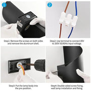 LED Wall Light Indoor Outdoor 10W IP65 Waterproof Outdoor Wall Lights Up Down Decorative Wall Lamp for Garden Balcony Porch - Lacatang Shop