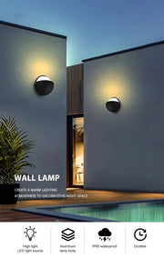 LED Wall Lihgt Aluminium Indoor Outdoor AC85 - 265V Waterproof Led Lights Wall Lights Wall Decor For Home Panels Corridor Lighting - Lacatang Shop