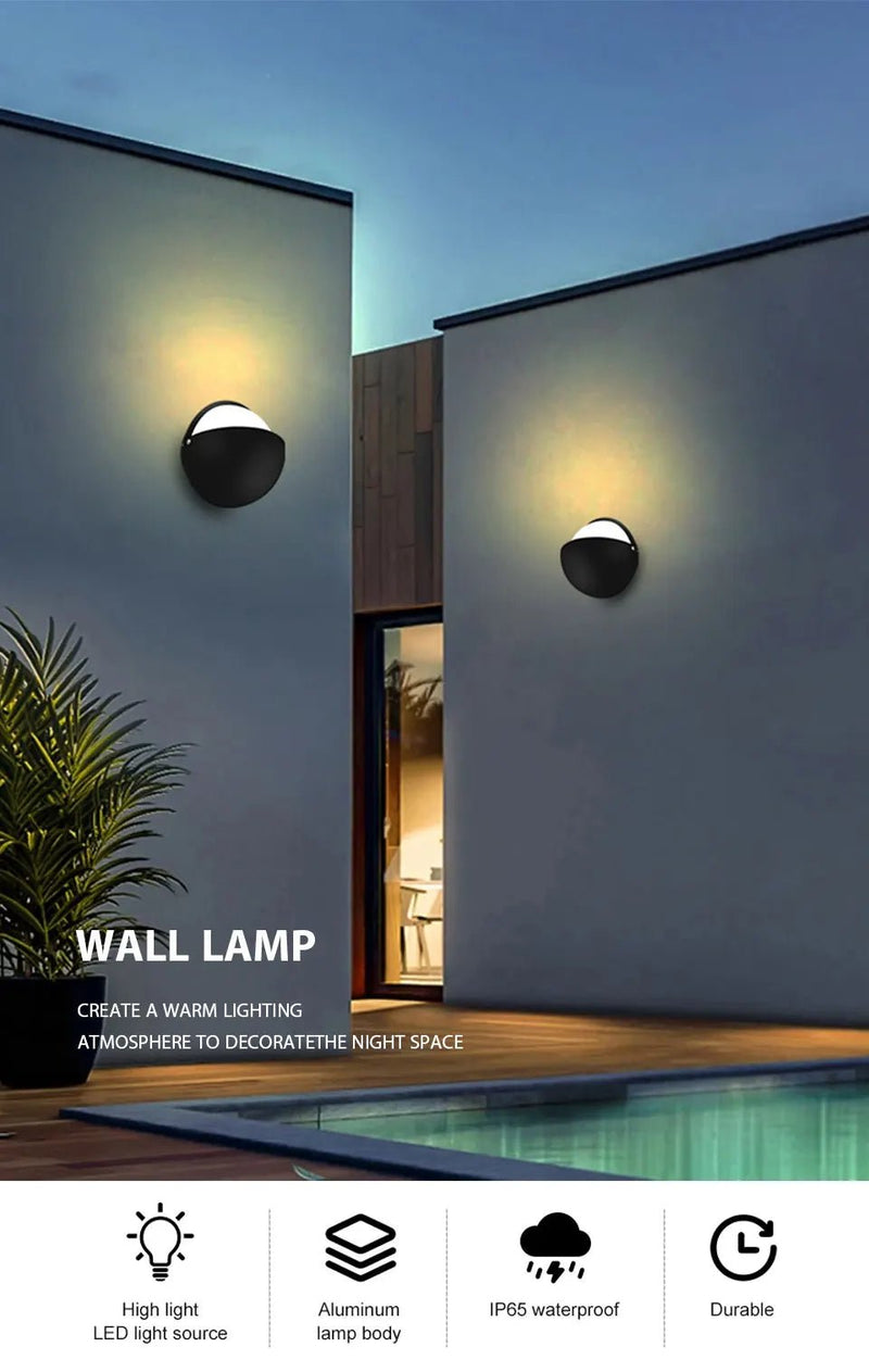 LED Wall Lihgt Aluminium Indoor Outdoor AC85 - 265V Waterproof Led Lights Wall Lights Wall Decor For Home Panels Corridor Lighting - Lacatang Shop