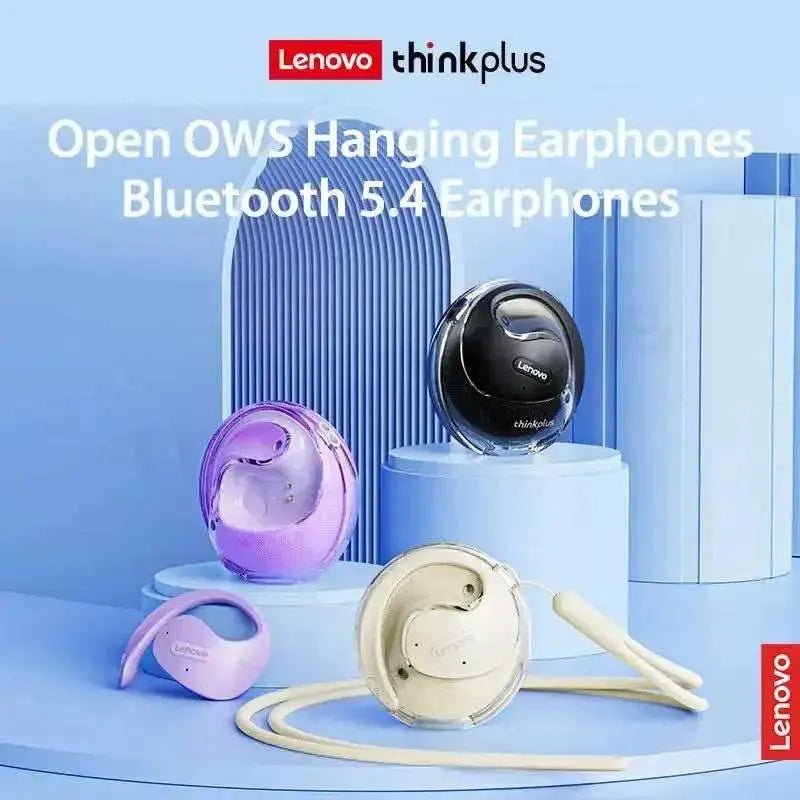 Lenovo Think plus X15 Pro Earphone Wireless Bluetooth 5.4 OWS Waterproof Sport Headsets Noise Reduction Headphones with Mic - Lacatang Shop