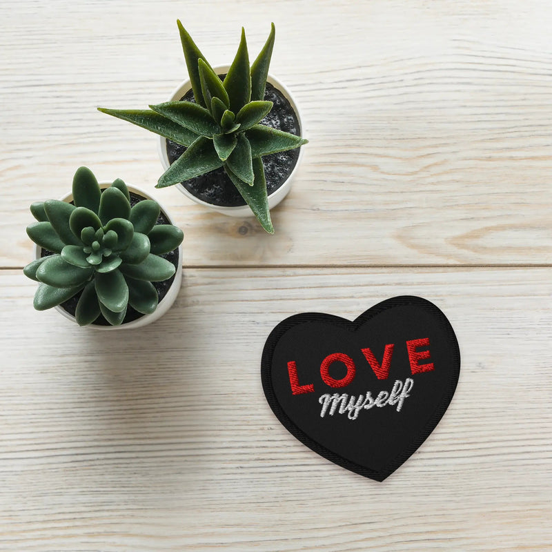 LOVE Myself Embroidered Patches Black - Lacatang Shop