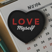 LOVE Myself Embroidered Patches Black - Lacatang Shop