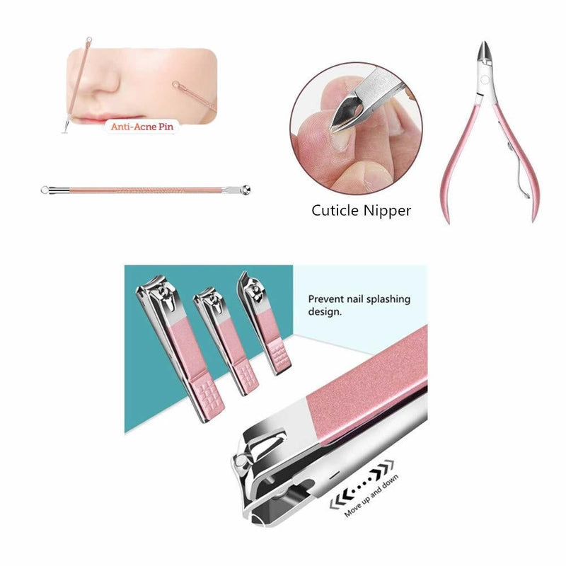 Lovely Lady 18 - in - 1 Manicure & Pedicure Tool Set - Top - Rated & User - Friendly - Lacatang Shop