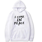 Lovers Sweet Autumn Pullover Hoodie I Come in Peace I'm Peace Funny Couples Matching Hoodies Letter Print Classic Sweatshirts - Lacatang Shop