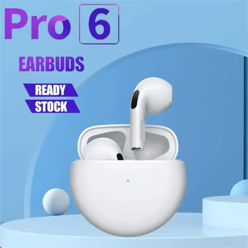 LS Original Pro 6 Mini TWS Bluetooth Earbuds - Wireless In - Ear Stereo Headphones for Xiaomi and Android - Lacatang Shop