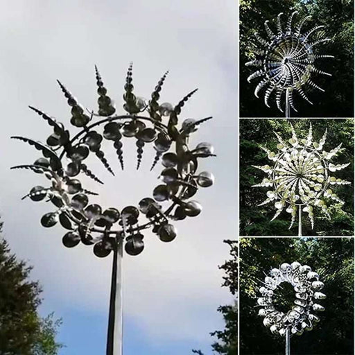 Magical Metal Windmill 3D Kinetic Sculpture - Lacatang Shop